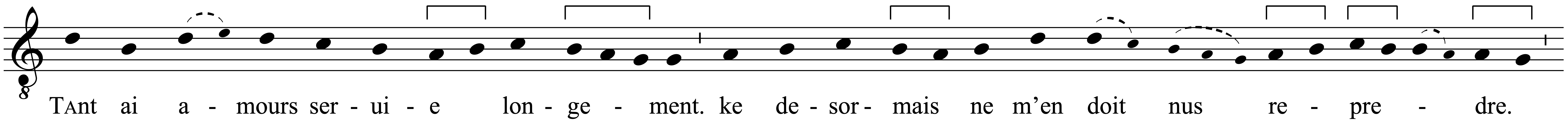 Work musical notation